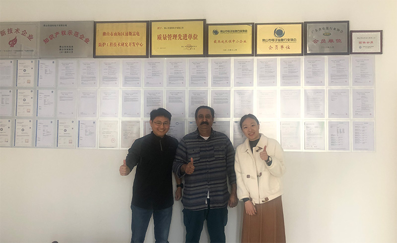 Pakistan-Customer-Visited-Prosurge Pakistan Customer Visited Prosurge for Surge Protection Business